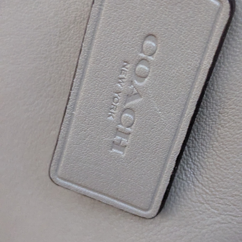 Coach Gray Leather Crossbody Bag - Picture 3 of 7